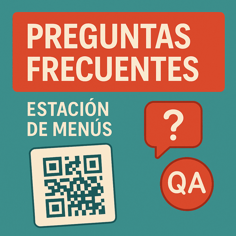 Preguntas frecuentes sobre Estación de Menús