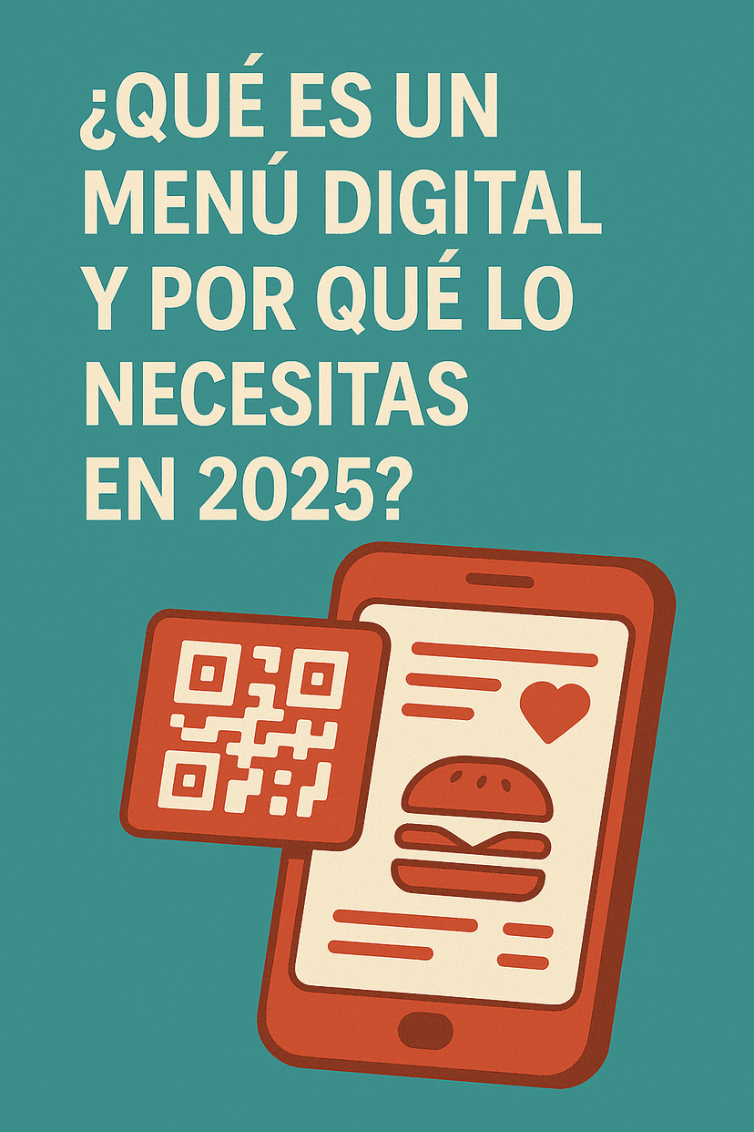 ¿Qué es un menú digital y por qué lo necesitas en 2025?